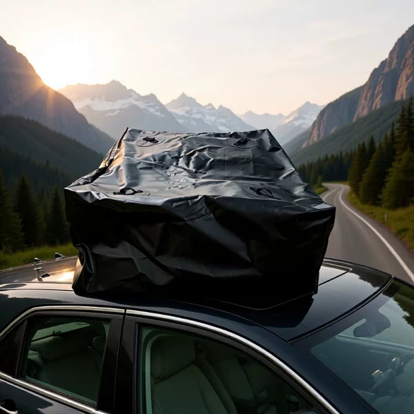 Cross-Border Hot-Selling 600D Thickened Oxford Cloth Waterproof and Sun-Proof Universal Car Roof Bag for Pickup Trucks
