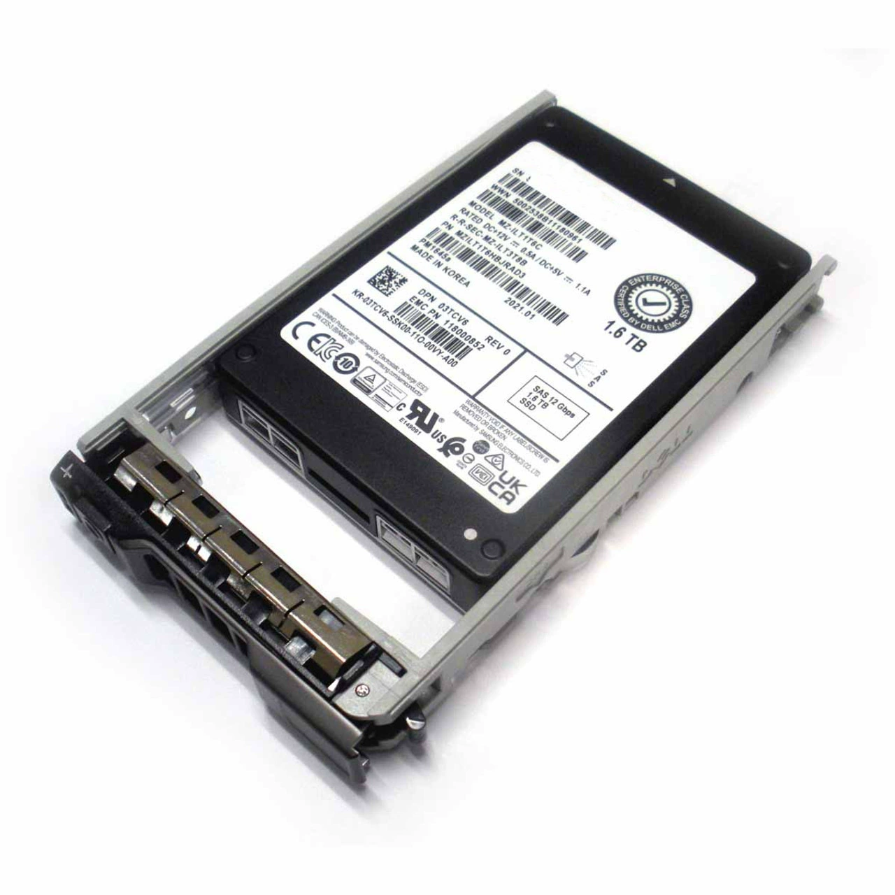 Оригинал 08vvrp 1.6TB SAS 12GBPS запись-ориентированный 2.5-дюймовый внутренний SSD