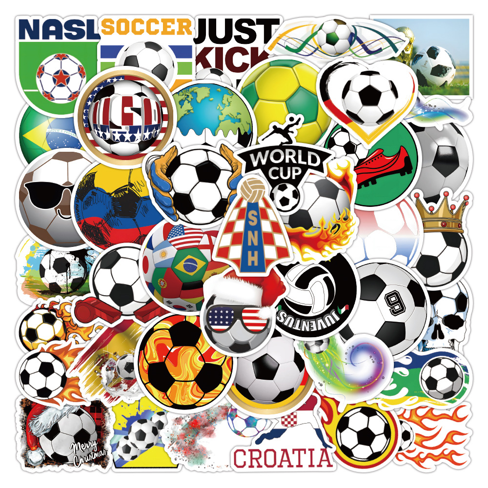 1500 bolas mixtas estrellas pegatinas de graffiti fútbol hockey béisbol portátil impermeable skate troquelado pegatinas
