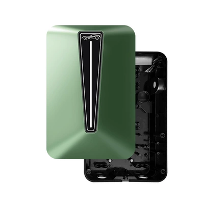 Plastic Shell for Charging Station 7Kw Commercial Elektrikli avtomobil şarj cihazları - e-type-green-paint-shell