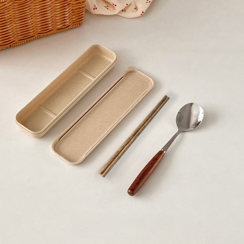 Juego de Cubiertos Occidentales Set de 3 Piezas de Acero Inoxidable y Madera, Pulido Espejo, para Regalos image 12
