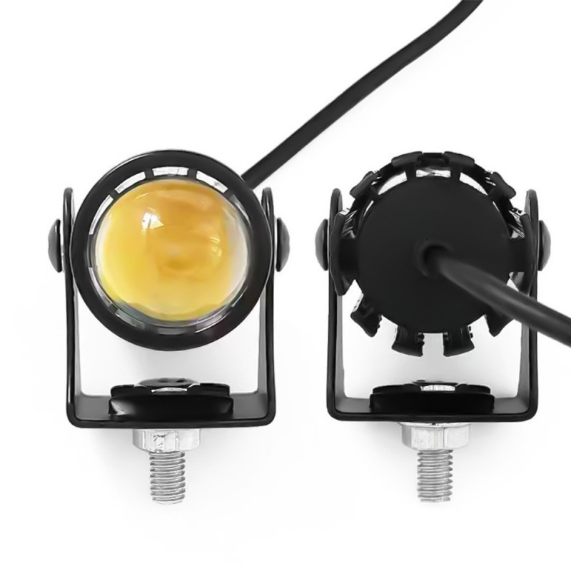 Fabricantes de faro de motocicleta suministrar cañón de acero impermeable faro eléctrico de faro bicromático 8 - 80V