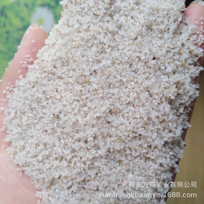 海砂0.5-1mm草坪砂 水处理白色石英砂填充石英沙 鱼缸过滤砂