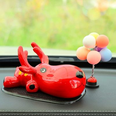 Car ornaments Interior Decoration Ceramic Deer Internet