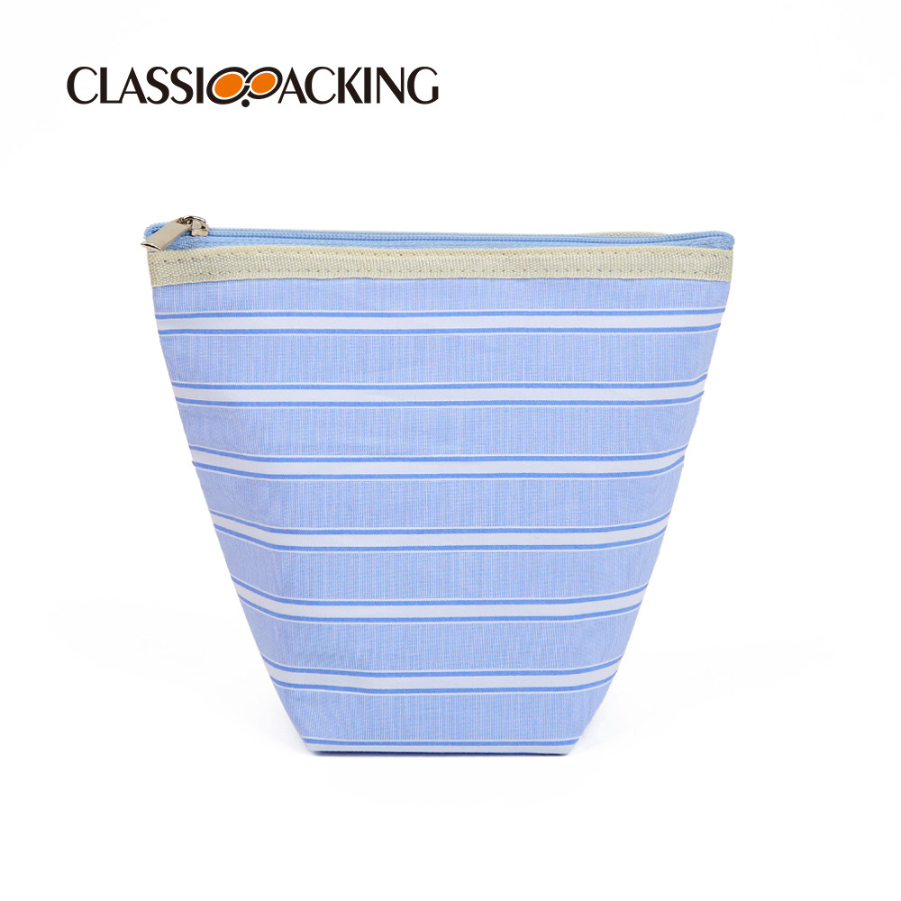 Japonés ins estilo monedero mini cremallera Portátil Bolsa de almacenamiento material a cuadros viaje lápiz labial bolsa de almacenamiento