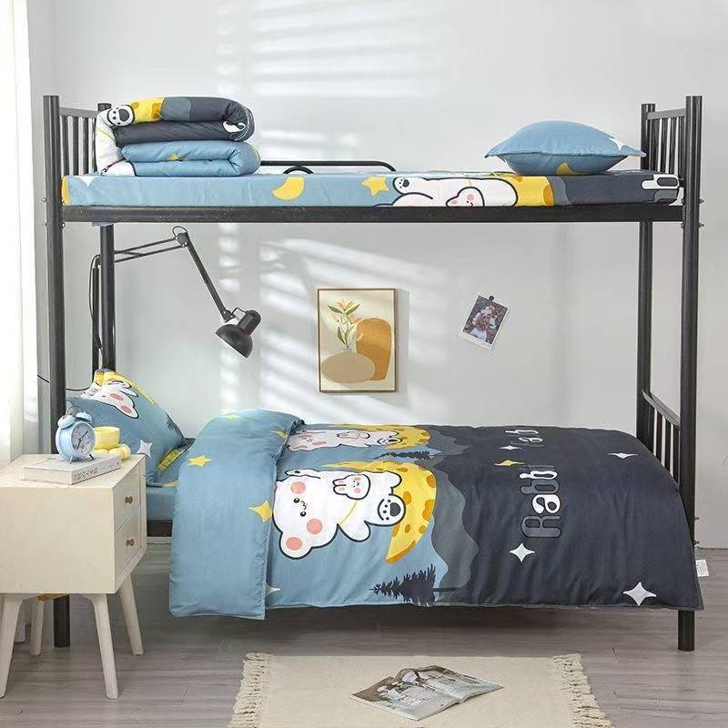 学生寮寝具一式、夏春秋6点セット、シングルベッドキルト芯4点セット|undefined
