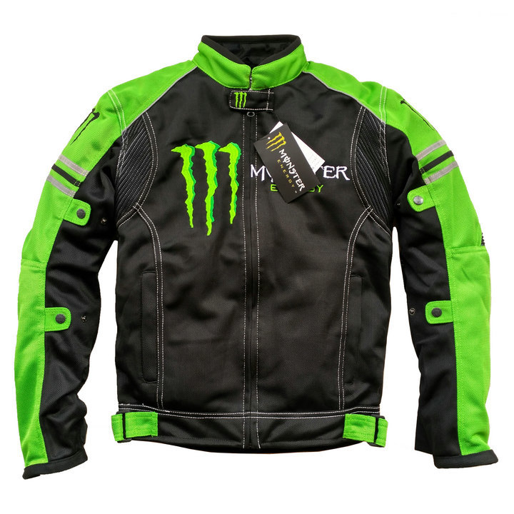 オートバイ服オートバイライディング服夏夏メッシュ通気性落下防止黒緑