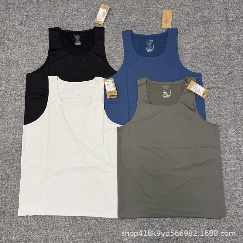 Cross-border brand logo, outdoor sports vest, seamless inner layer, quick-drying, breathable, and sleeveless for summer wear