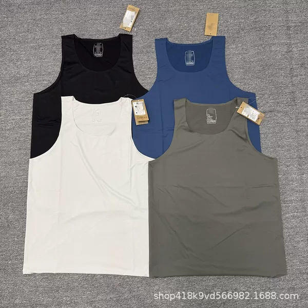 Cross-border brand logo, outdoor sports vest, seamless inner layer, quick-drying, breathable, and sleeveless for summer wear
