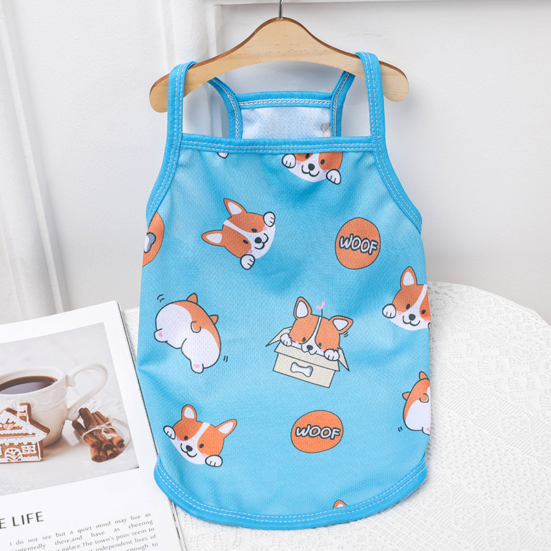 Ropa para mascotas, gato, bichón, lucha contra Bomei, perro pequeño, chaleco nuevo, camisola, ropa para perros, estilo fino de primavera y verano