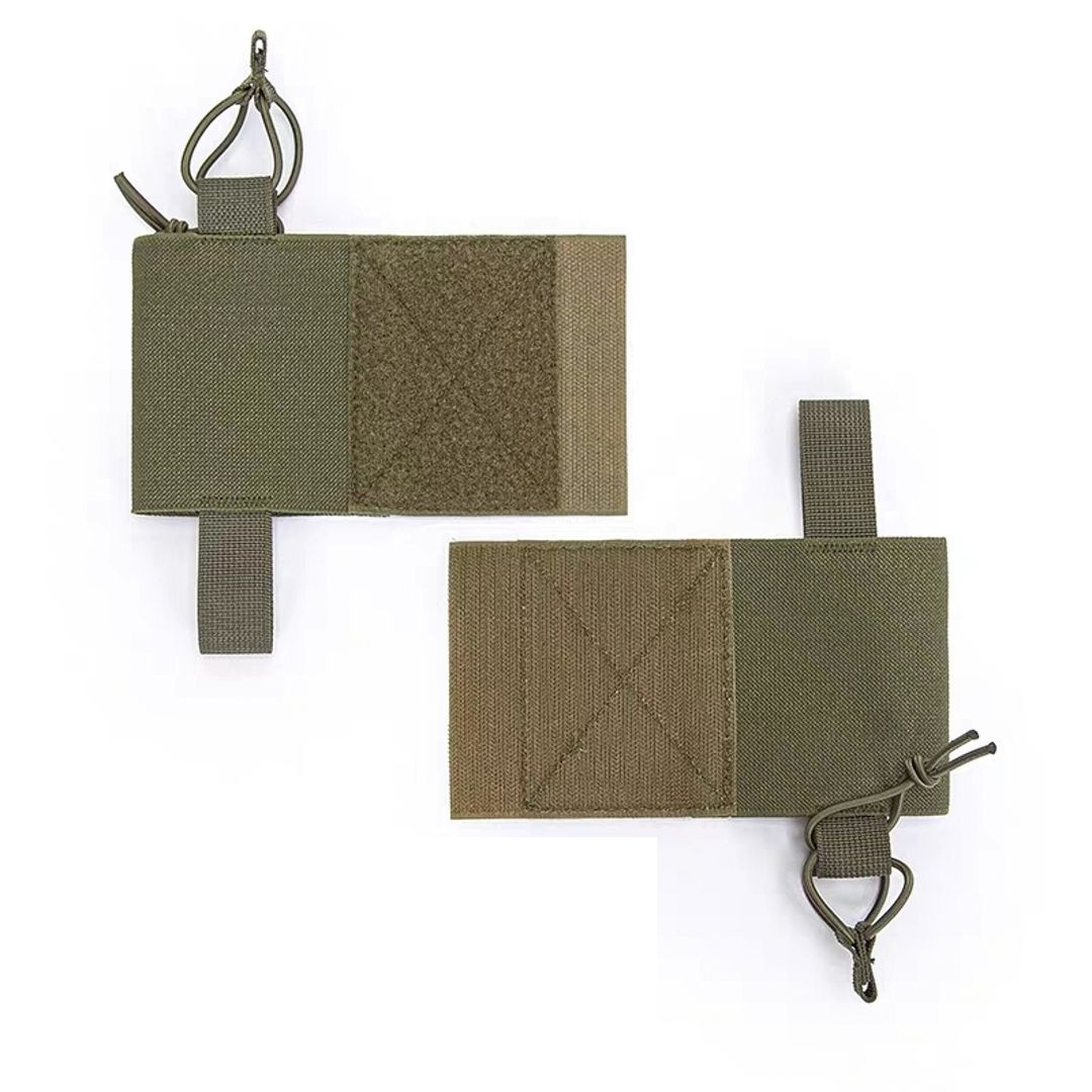 Tactical Vest with Intercom Pouches on Both Sides, Multi-Purpose Tool Elastic Storage Bag, Magazine Pouch, Intercom Secondary Pouch