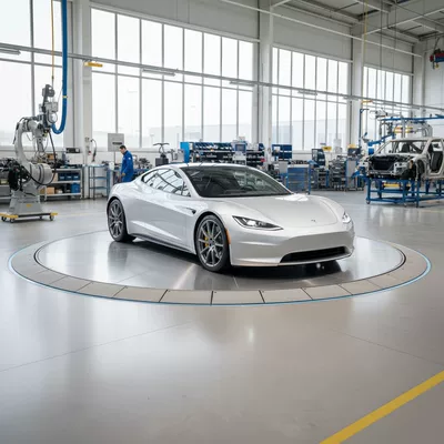 Avtomobil fırlanan platformaları Stores, 360-Degree Car Rotating Display