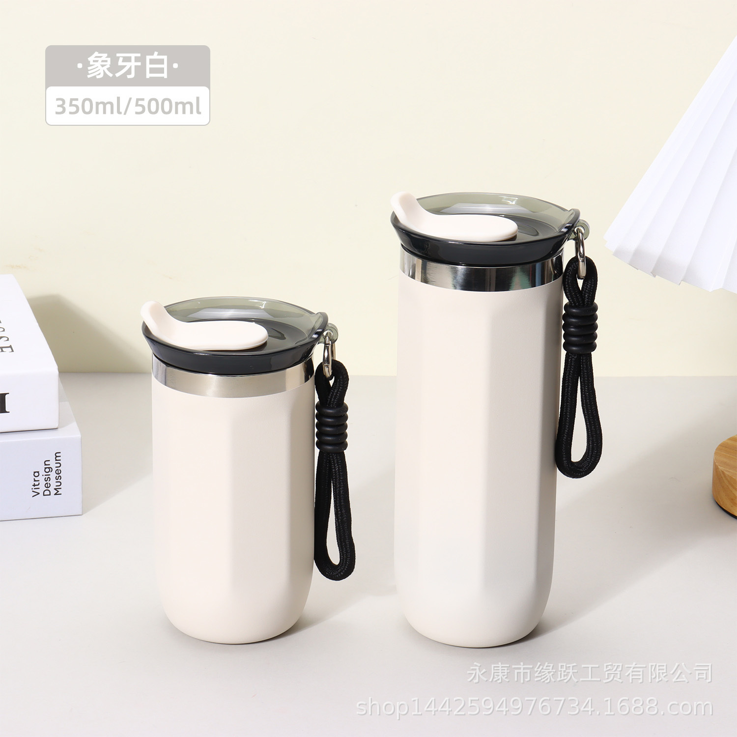 Taza de café helado simple de verano, taza diaria de alto valor, taza de café helado, taza de bebida caliente para hombres y mujeres con tapa portátil, taza de aislamiento térmico