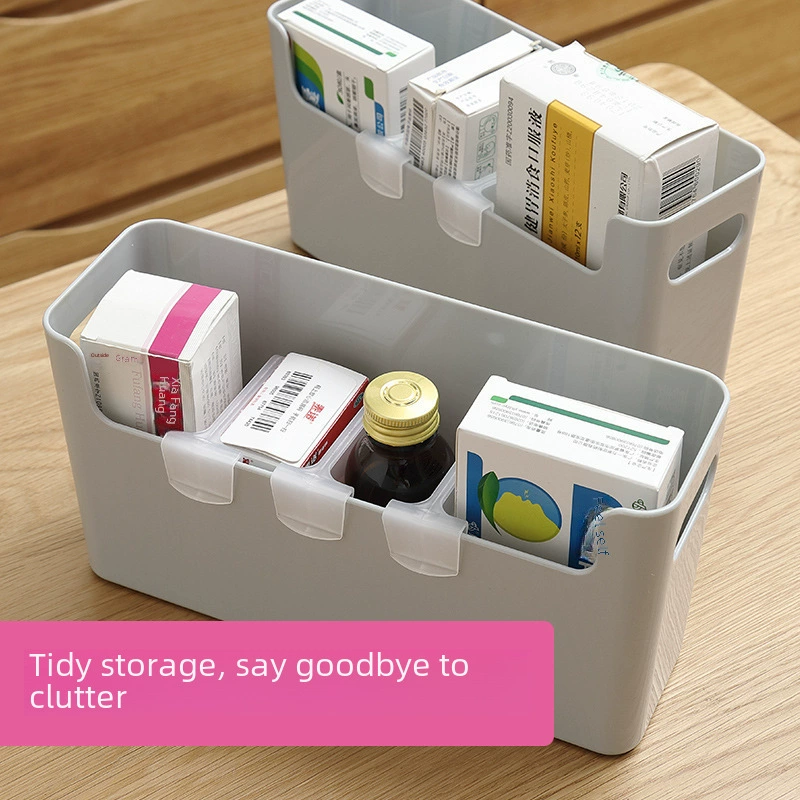 Household refrigerator organizes 4 installed multi -function free adjustment of buckle storage box classification clamps