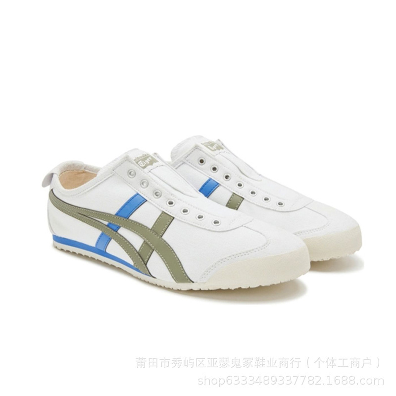 [新品]纯原Tiger鬼冢虎帆布鞋MEXICO 66 SLIP-ON一脚蹬男女休闲鞋|undefined
