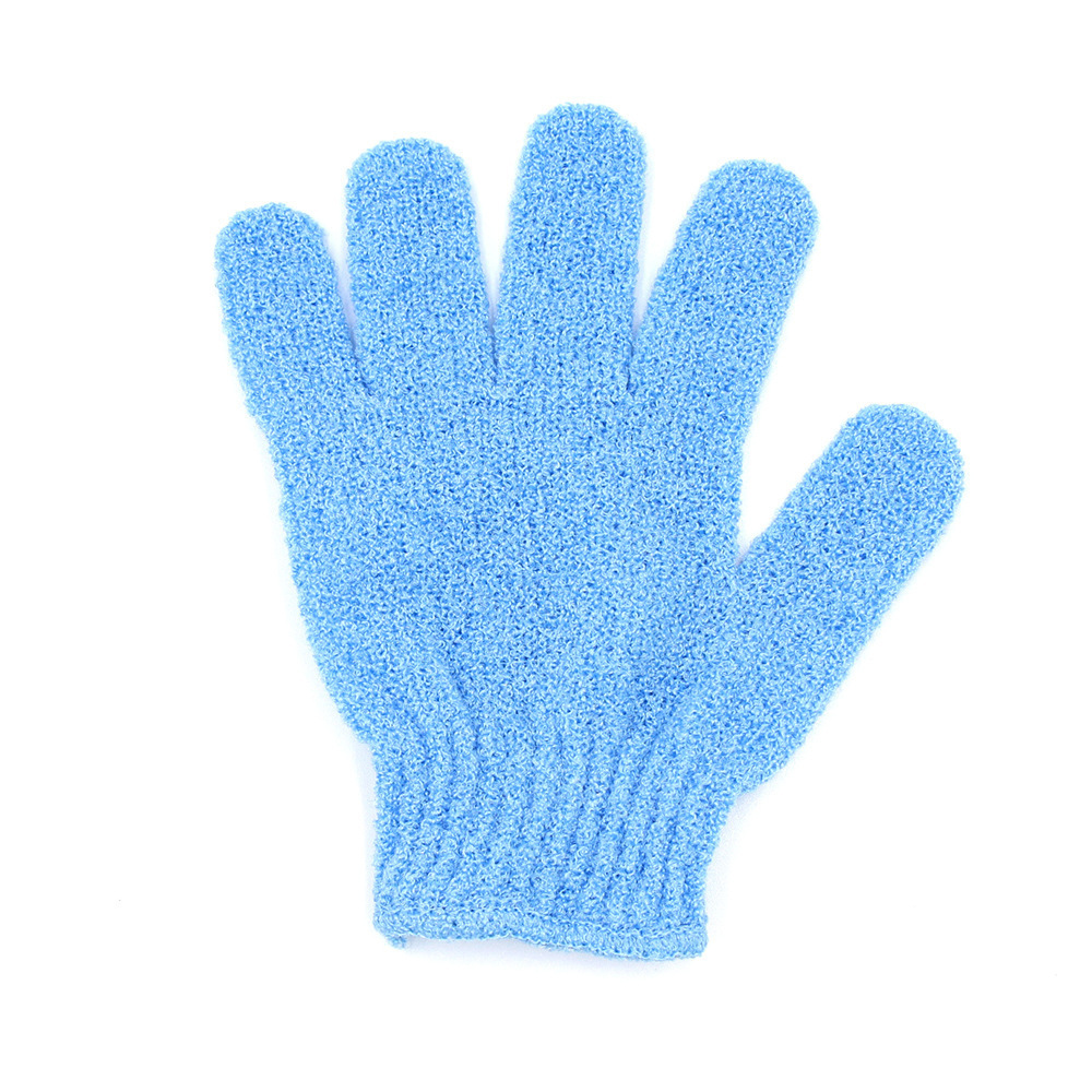 Guantes de baño Guantes de baño exfoliantes domésticos de doble cara de cinco dedos Potente artefacto de barro exfoliante para hombres y mujeres