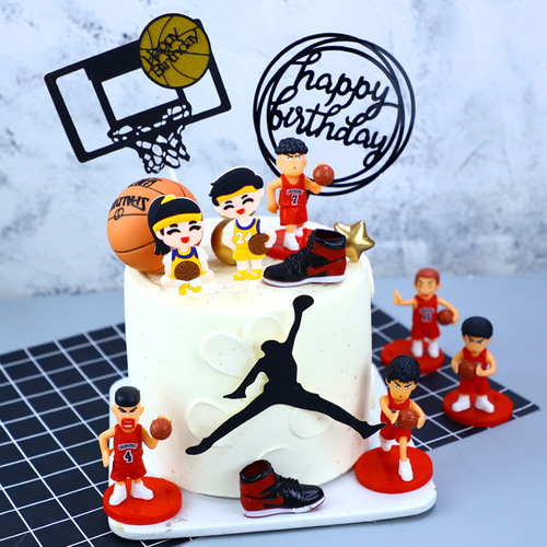 World Cup series cake inserts, football cake inserts, basketball cake decorations, flag decorations