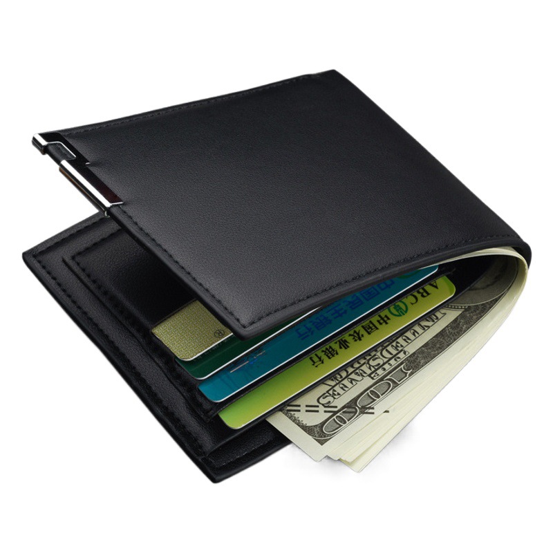 2025 New Men's Short Wallet Multi-Card Slot Coin Purse Casual Fashion Casual Small Handbag Men's Wallet
