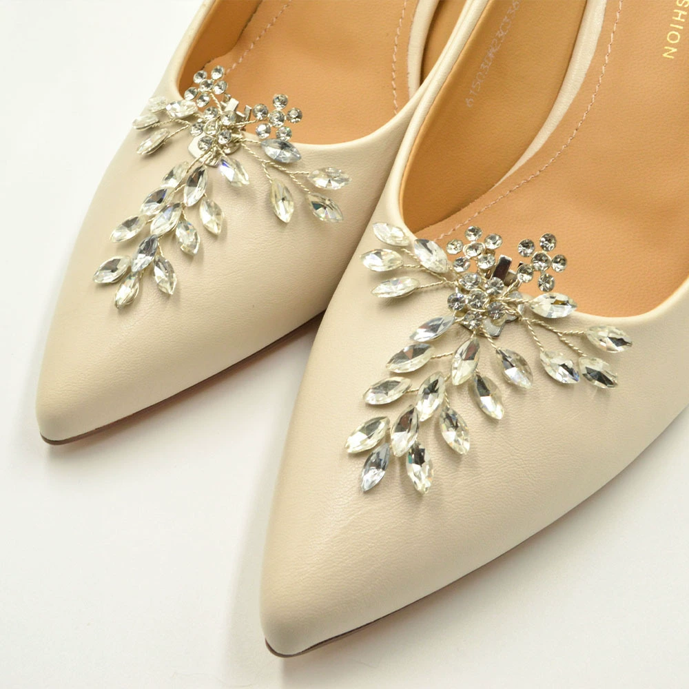 Трансграничные жемчужные туфли цветочные туфли ручной работы декоративные пряжки