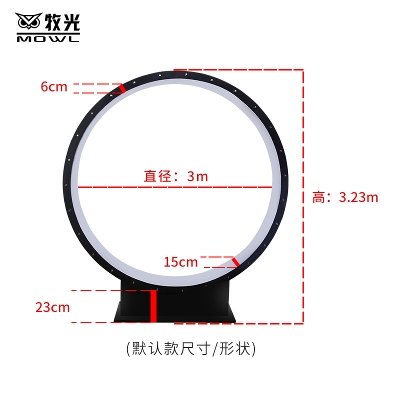 Internet celebridad niebla Canal de la puerta literaria viaje nocturno Tour escénico punto LED Luz de drenaje accesorios acero inoxidable entrega interactiva agua niebla puerta