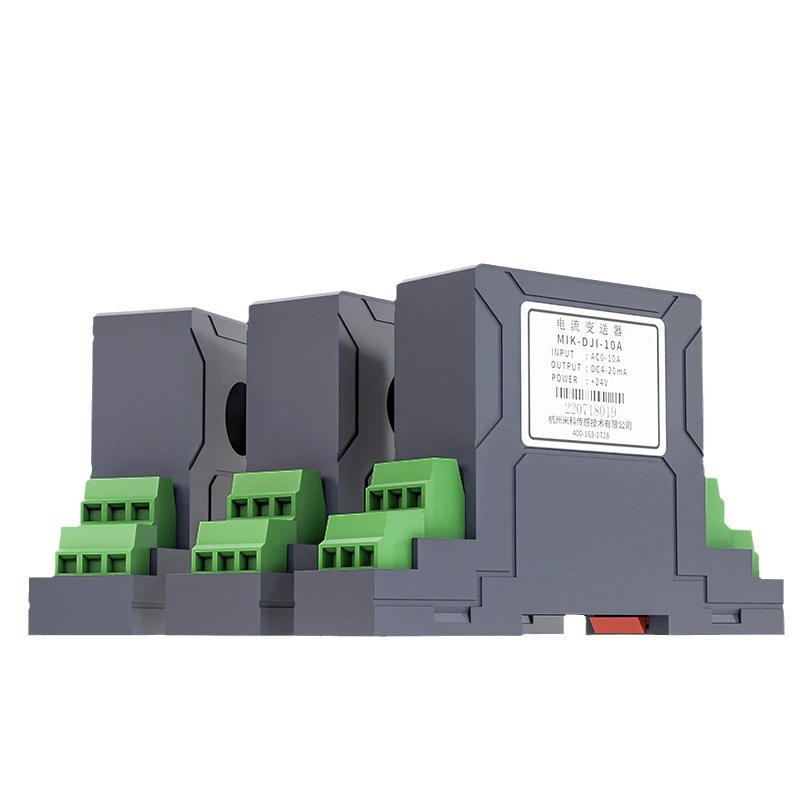 AC current transmitter 4-20mA current sensor 220V/24V Hall transmitter power transmitter