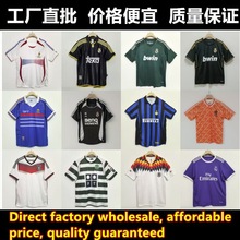 复古球衣荷兰德国米法国家队服皇马多特马竞拉齐奥美洲队服足球服