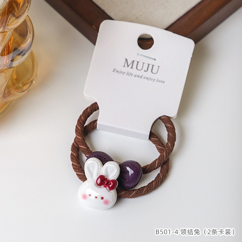 Ligas coreanas premium para cabello