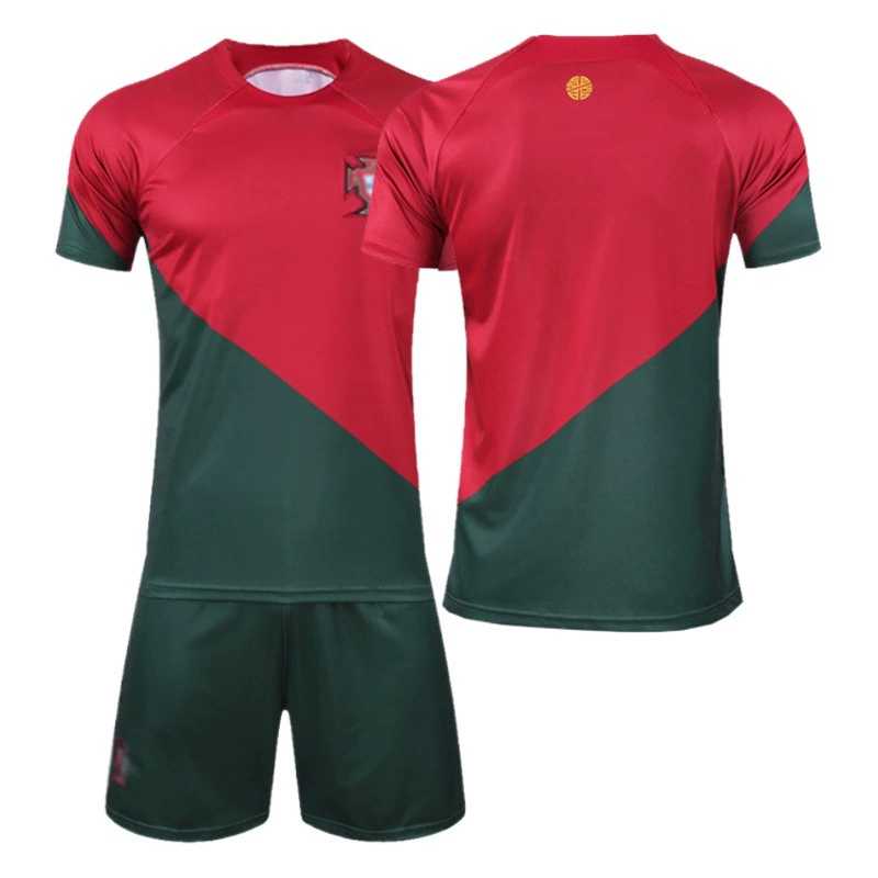 22-23 Чемпионат мира правильная версия Португалия домашний корт № 7 C Luo с новыми носками детская взрослая Футбольная форма костюм