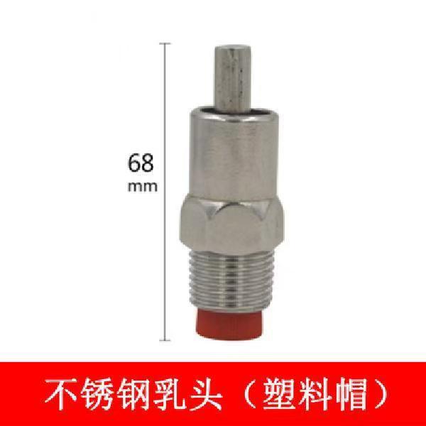 Los fabricantes suministran 4 puntos de acero inoxidable a prueba de salpicaduras canicas de bolas boquilla de cerdo boquilla de agua de cerdo equipo de ganado bebida de cerdo