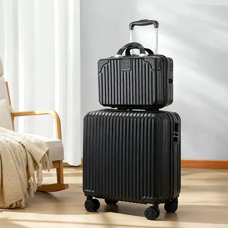 小行李箱小型拉杆箱18寸女迷你轻便登机箱旅行箱万向轮皮密码箱包