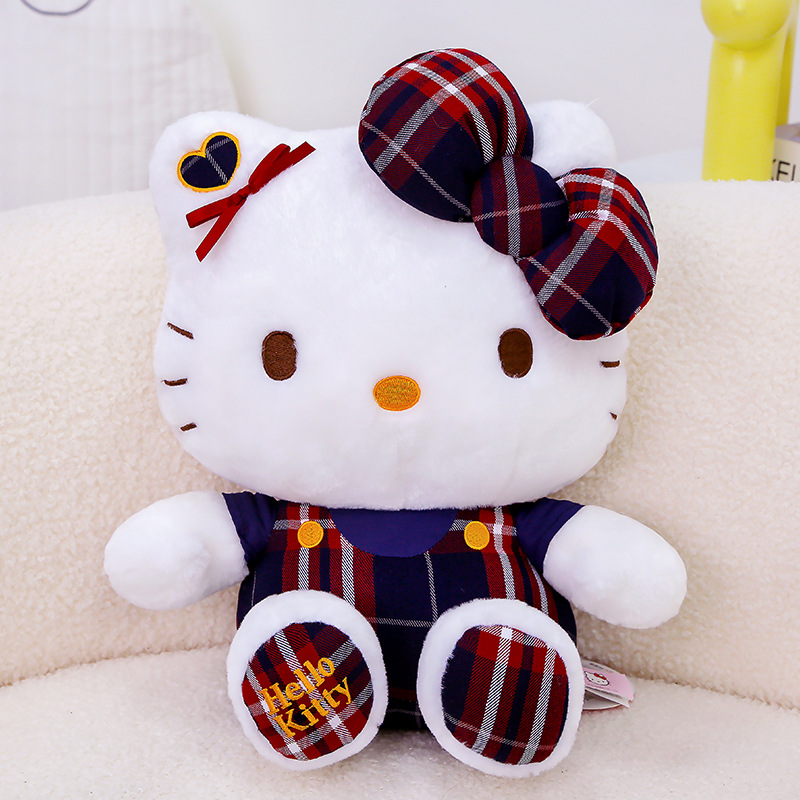 Genuine Hello Kitty Doll Hello Kitty Cat KT CAT Hello Kitty muñeca de peluche de juguete muñeca de niña
