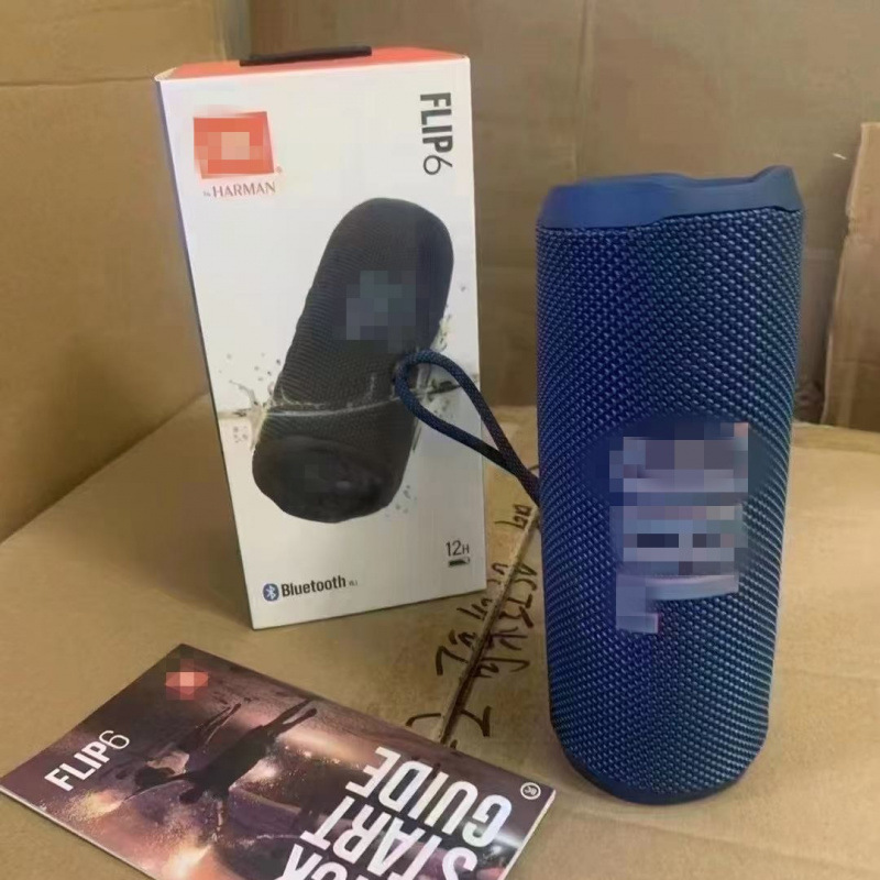Cross-border bestseller FLIP6 speaker Kaleidoscope 6th generation wireless Bluetooth speaker with fabric mesh subwoofer and card slot for home use Cross-border bestseller FLIP6 speaker Kaleidoscope 6th generation wireless Bluetooth speaker with fabric mesh subwoofer and card slot for home use