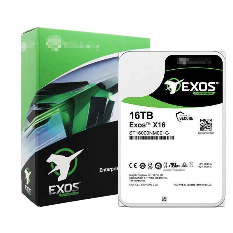 Корпоративный Helium HDD Seagate Exos, ёмкость 6–24 ТБ, 3,5" серверный диск
