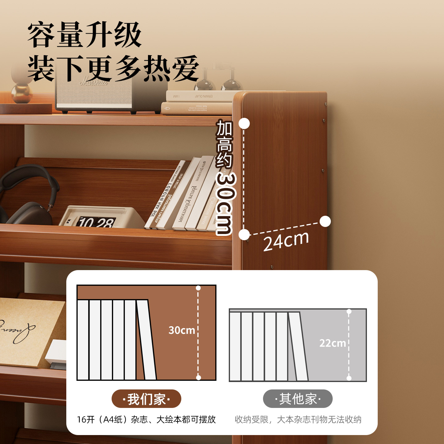 Estante de libro estante de piso armario integrado armario de almacenamiento sala de estar hogar armario de exposición de almacenamiento multicapa revista simple gabinete de libros