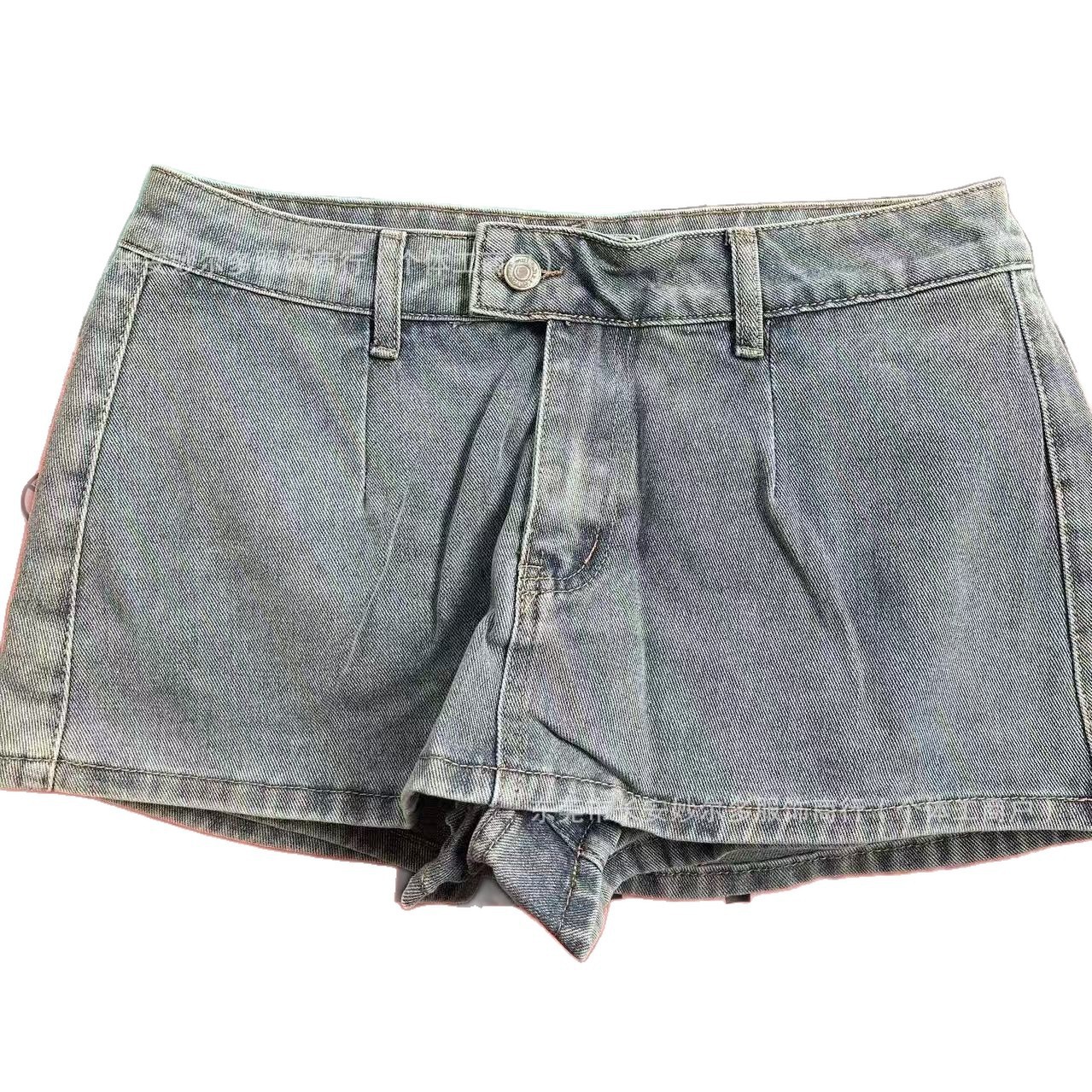 Pantalones Cortos de Mezclilla para Mujer de Mezclilla de Algodón