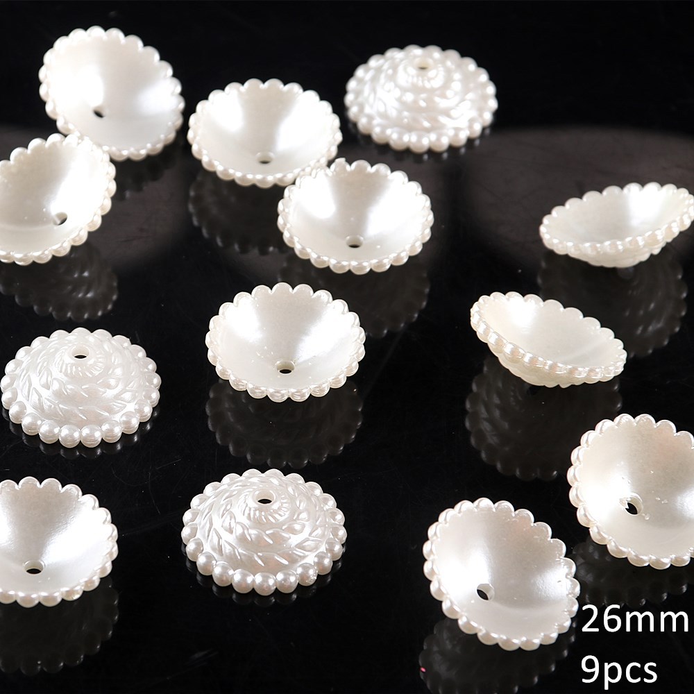 45#26mm bowl flowers, about 9 pcs
