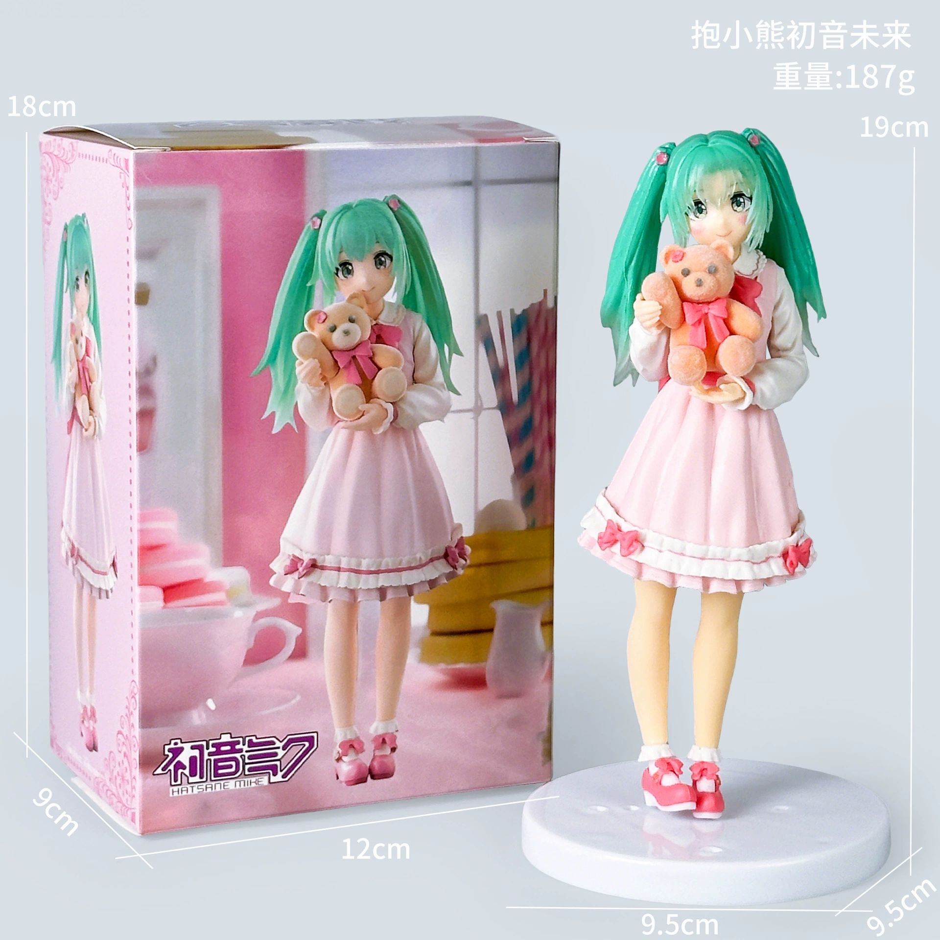 Фигурка Hatsune Miku, 20 см, многопозовая аниме модель, варианты в коробке/в пакете