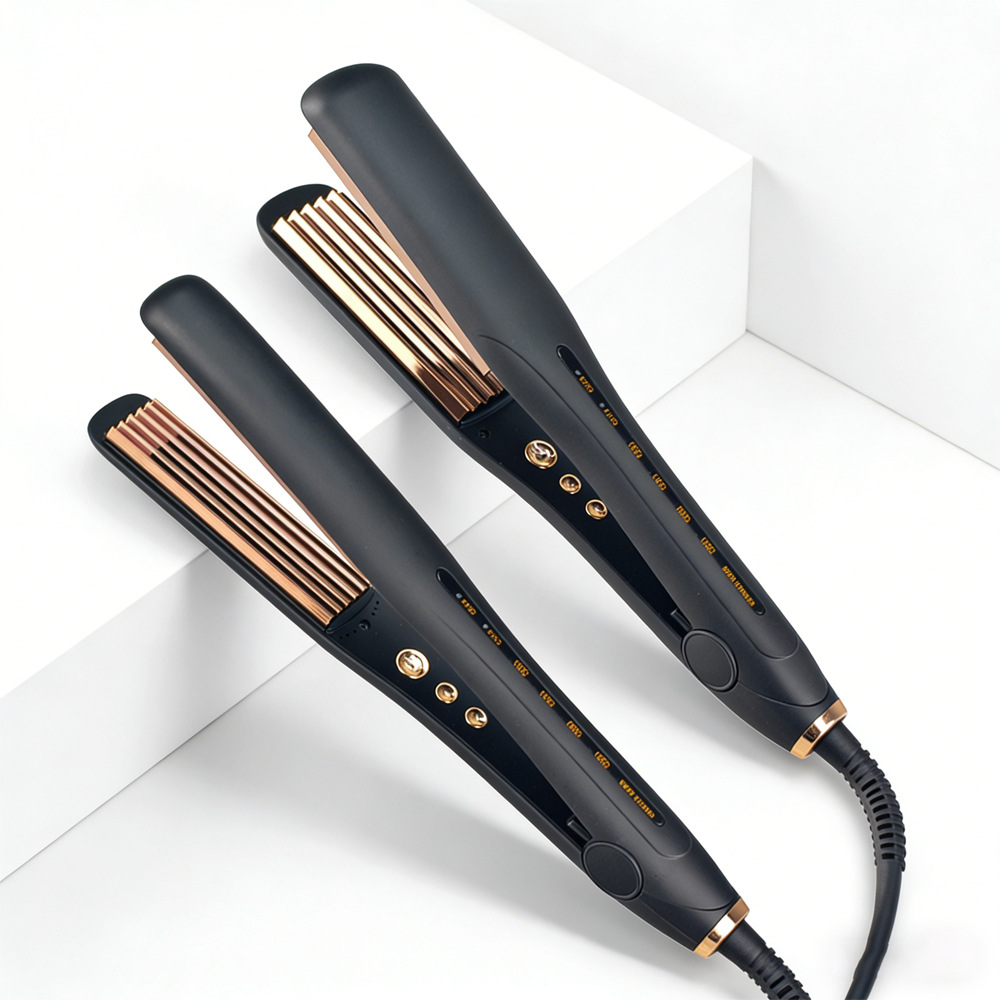 8809 옥수수 헤어 스트레이트너, 푹신한 스트레이트 플라스틱 전기 헤어 스트레이트너, 수출용 짧은 머리용