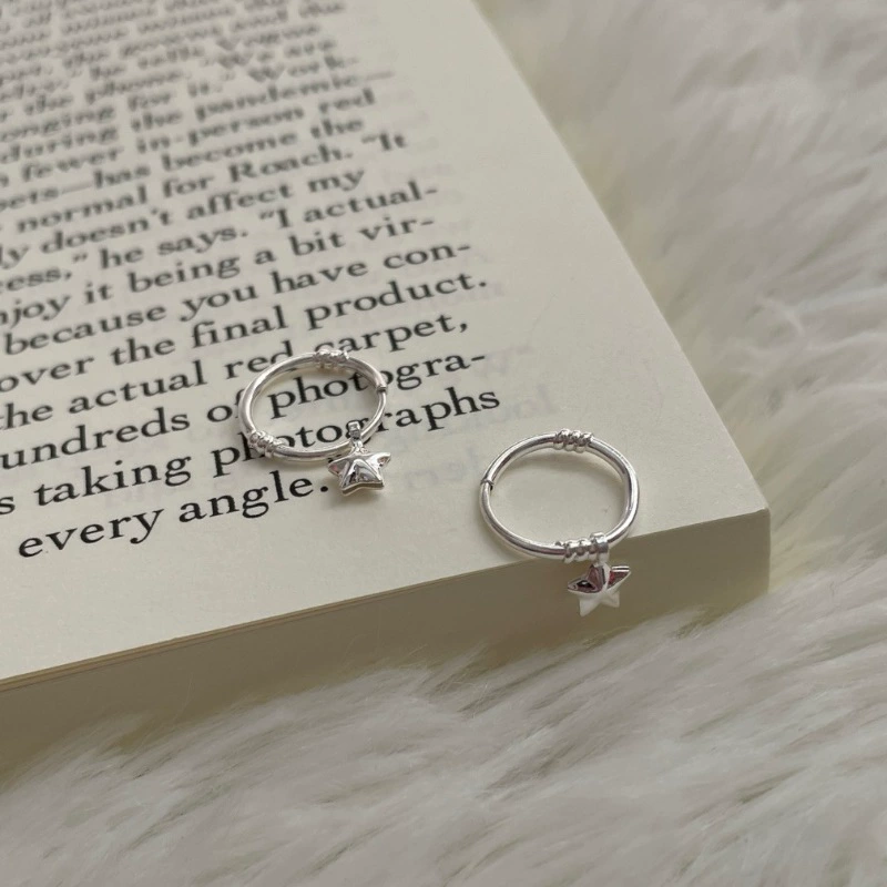 Серебряная шпилька, подвеска, демисезонные серьги, серебро 925 пробы, легкая роскошь, яркий привлекающий стиль, простой и элегантный дизайн