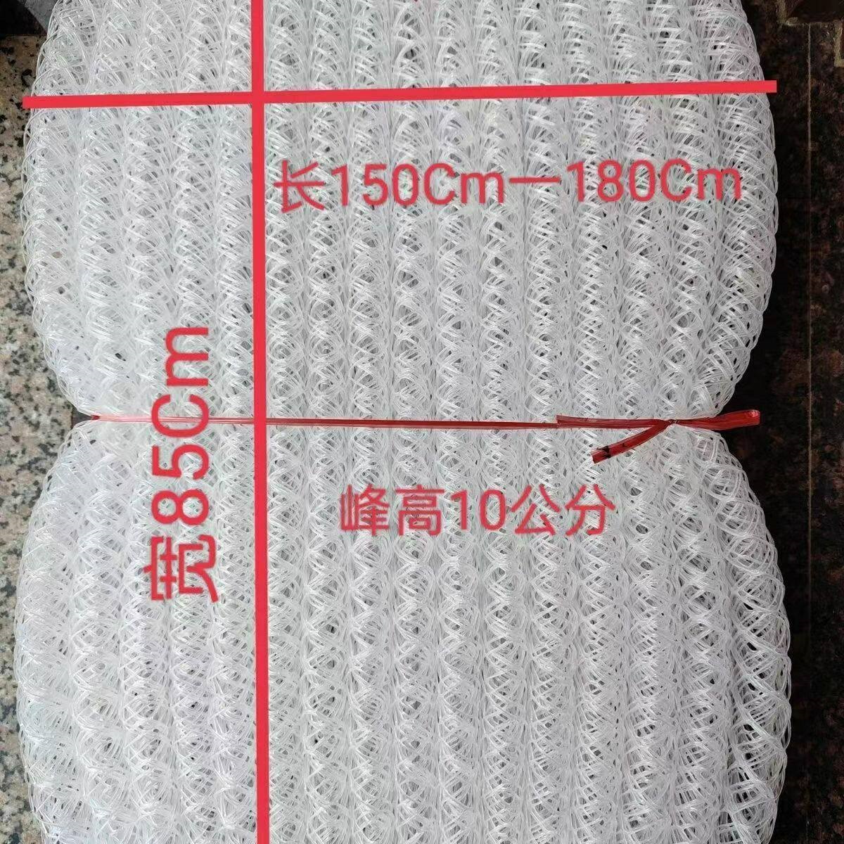 加厚加高塑料折簇上簇网结茧网蚕网规格10*85*180*一扎重八斤