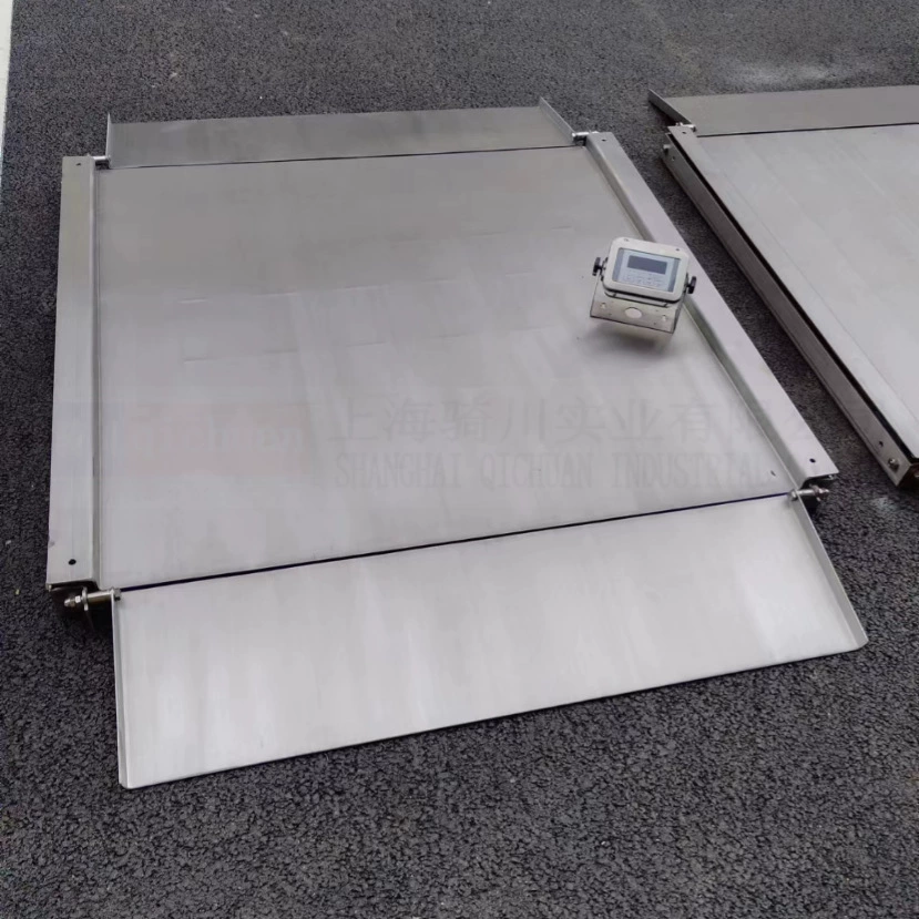 Электронные напольные весы из нержавеющей стали 304, двухслойные, с рампой, 1000 кг, платформенные весы с двумя рампами, 2 тонны, 3 тонны