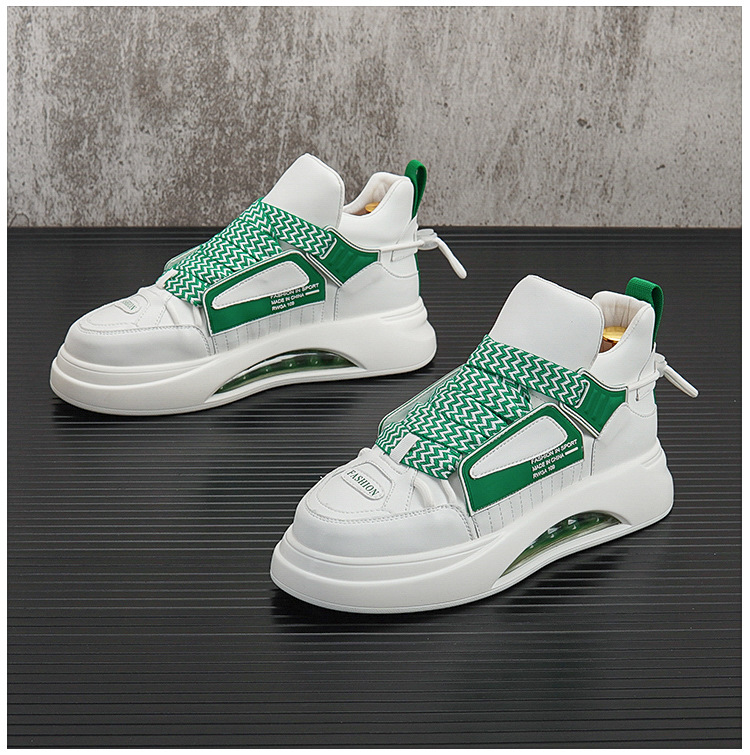 Herrenschuhe, kurze Herrenstiefel, trendige Freizeitschuhe, dicke Sohlen, kurze Jugendstiefel, modische High-Top-Sneaker, Martin-Stiefel für Herren_voghion.com