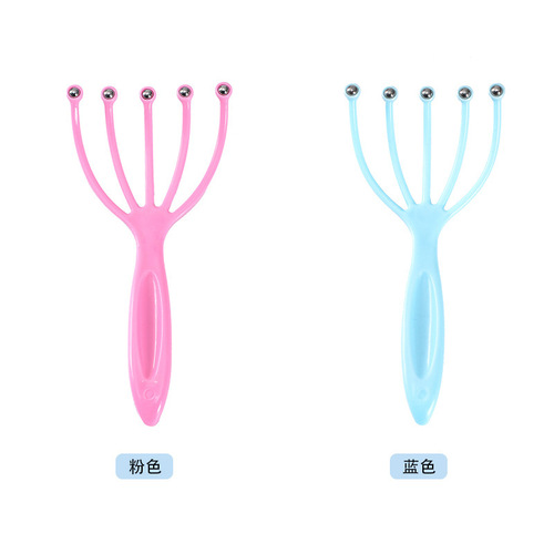 Five-claw head massager, meridian massage comb, body point acupoint scratching head massage, claw scalp relaxation and decompression artifact