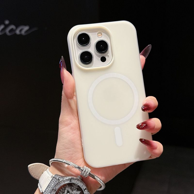 适用iPhone16ProMax手机壳果冻磁吸苹果15磨砂硅胶二合一保护套14|undefined