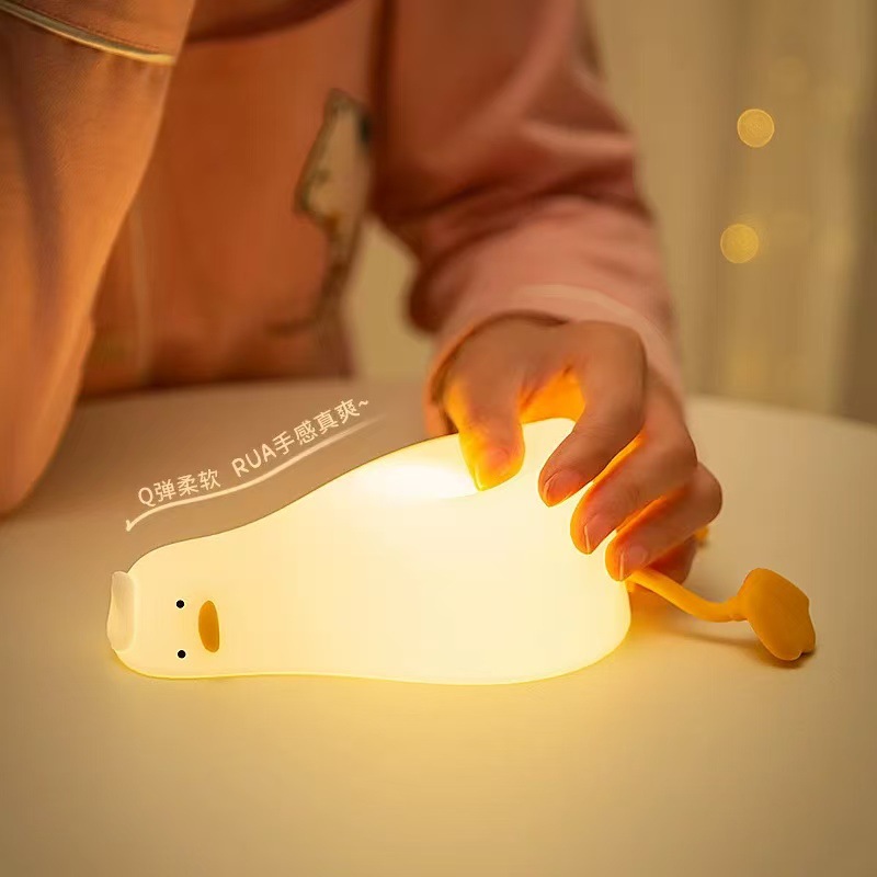 Guardian Star palpitante lámpara de noche dormitorio de silicona lámpara de escritorio para dormir para proteger los ojos luz ambiente bebé luz de noche regalos pequeños regalos