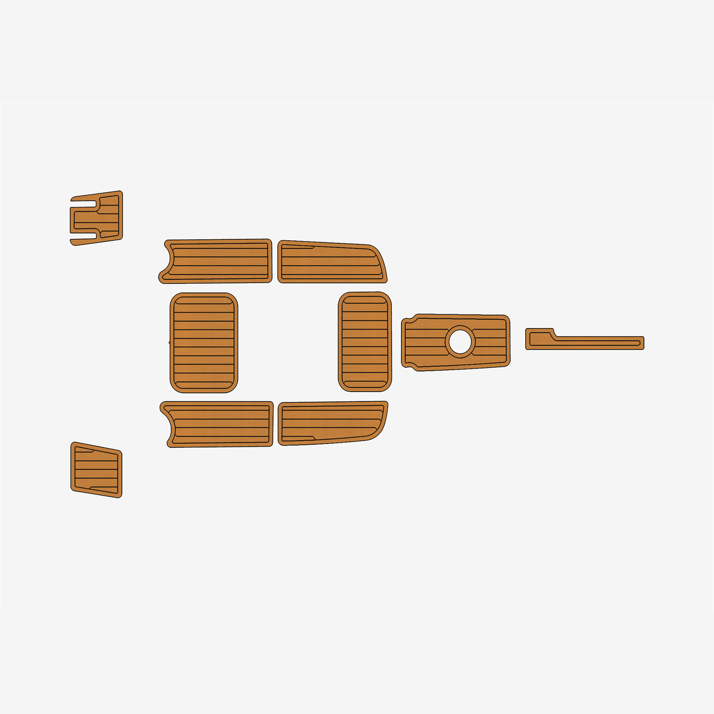 2008 sacs 680 EVA Faux Teak Marine Floor