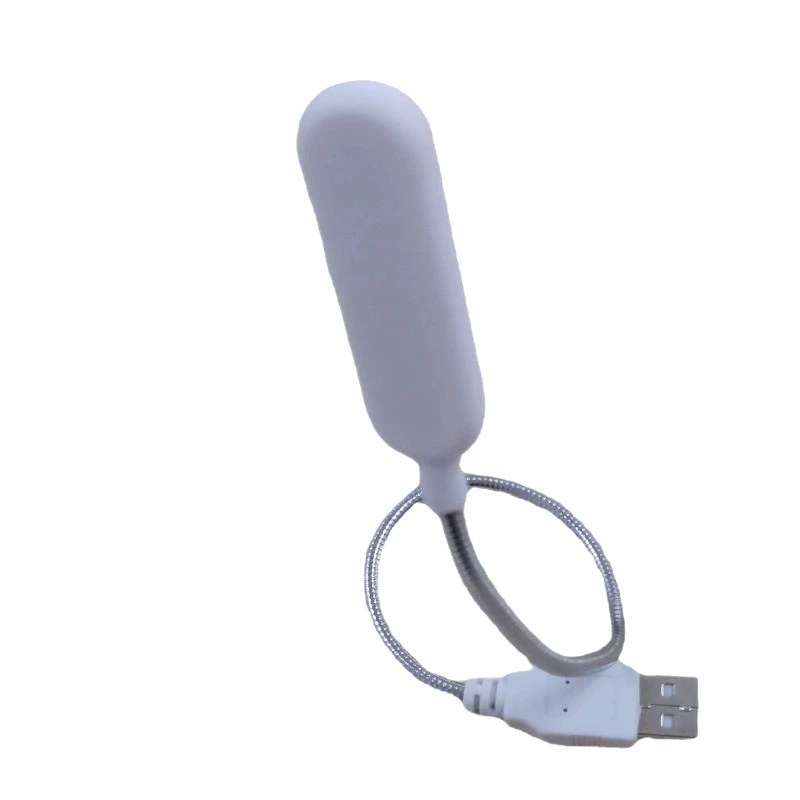 USB светодиодная сательная лампа, портативная гибкая металлическая труба 305×17×8 мм, 6 светодиодов, защита глаз