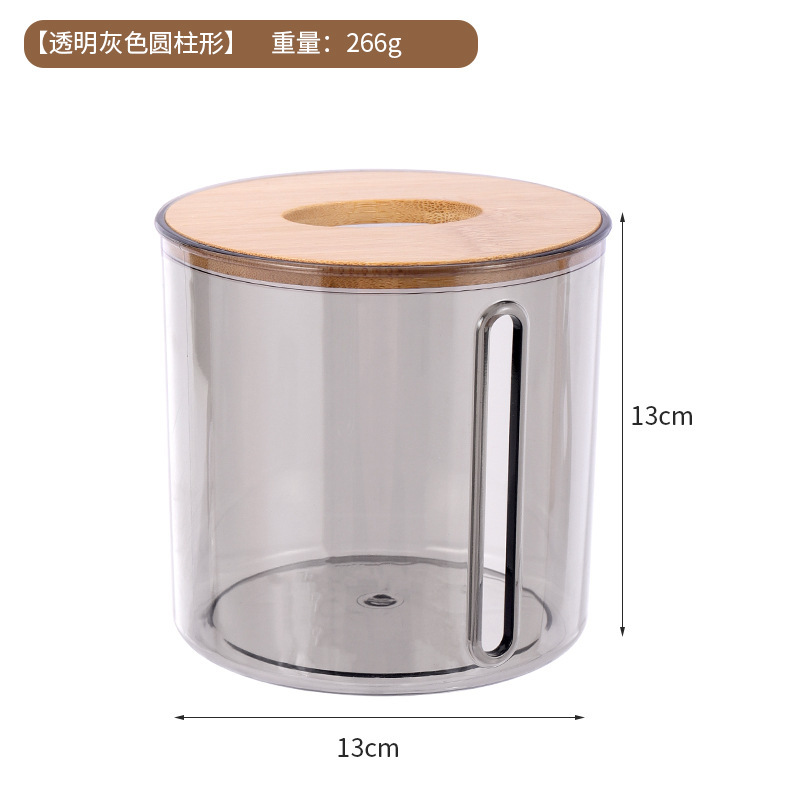 Cubierta de Tablero compuesto caja de pañuelos creativa simple nórdica Mesa de café de la Sala de estar doméstica caja de cartón transparente restaurante caja de cartón