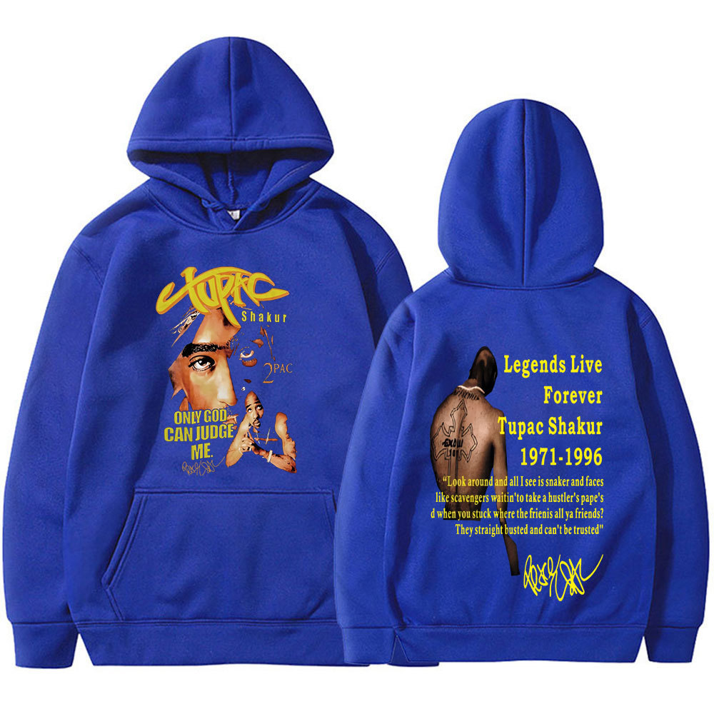 Rapper Tupac 2pac Shakur Hoodies Men's Women Clothing Hip Ho