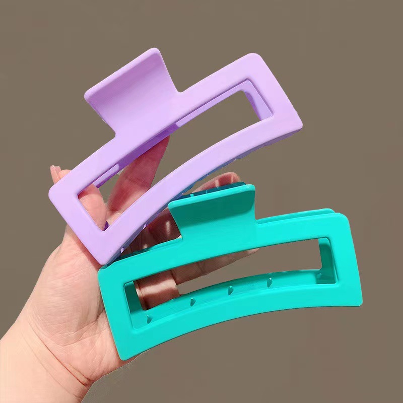 Casual Occasion Resin Material Women's Lady Solid Color Resin Stoving Varnish Hair Claws